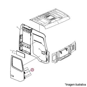 PORTA LD CABINE CAMINHÃO VOLVO FH