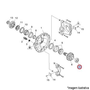 ROLAMENTO DIFERENCIAL CAMINHÃO VOLVO