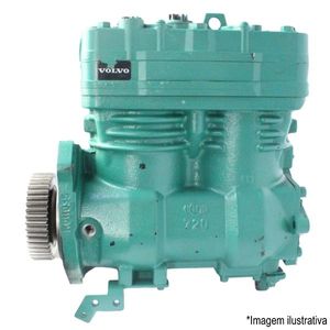 COMPRESSOR AR 92MM DUPLO ÔNIBUS VOLVO