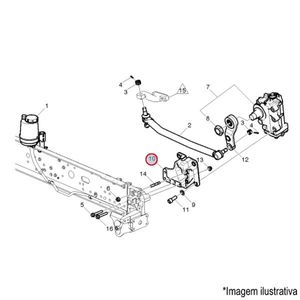 SUPORTE CAIXA DIREÇÃO CAMINHÃO VOLVO VM
