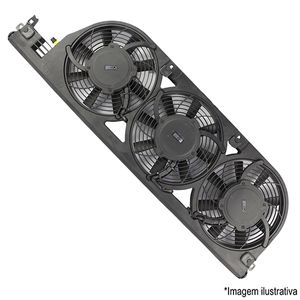 VENTILADOR TRIPLO AR CONDICIONADO CAMINHÃO VOLVO FH