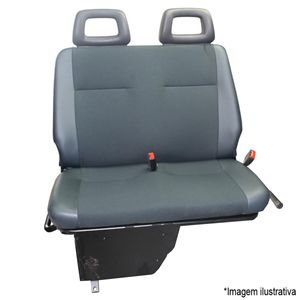 BANCO PASSAGEIRO DUPLO COMPLETO CAMINHÃO VOLVO VM