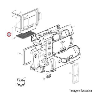 DUTO AR CAIXA AR CONDICIONADO/AR QUENTE CAMINHÃO VOLVO VM