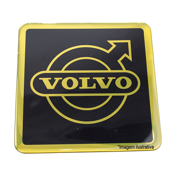 EMBLEMA VOLVO DOURADO GRADE DIANT. CAMINHÃO VOLVO NL - Dex Peças