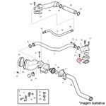 1549310-carcaca-tubo-conexao-valvula-termostatica-onibus-volvo