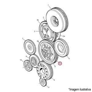 ENGRENAGEM INTERMEDIARIA INFERIOR MOTOR CAMINHÃO/ÔNIBUS VOLVO