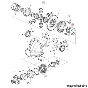 ROLAMENTO DIFERENCIAL CAMINHÃO/ÔNIBUS VOLVO