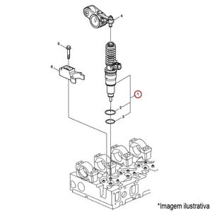 BICO INJETOR COMBUSTIVEL MOTOR CAMINHÃO VOLVO FM