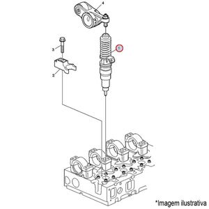 BICO INJETOR COMBUSTIVEL MOTOR CAMINHÃO VOLVO