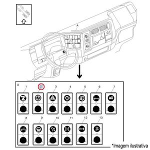 INTERRUPTOR COMANDO LIMP HOME CAIXA CÂMBIO CAMINHÃO VOLVO VM
