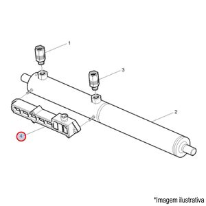 SENSOR BARRA CILINDRICA DIREÇÃO CAMINHÃO VOLVO