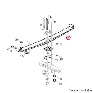 FEIXE MOLA SUSPENSÃO DIANT. CAMINHÃO VOLVO VM