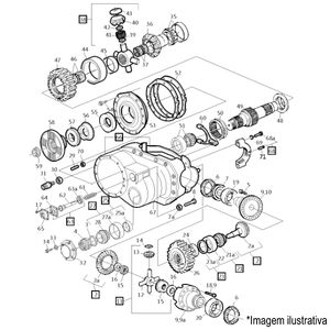 DIFERENCIAL 3.78 COMPLETO CAMINHÃO VOLVO