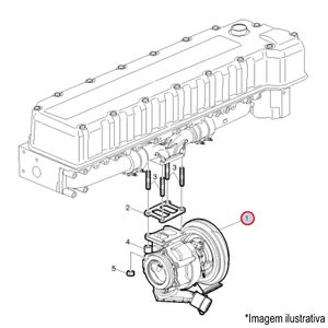TURBOCOMPRESSOR CAMINHÃO VOLVO FM