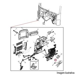 RELE ELETRICO SENSOR CARGA CAMINHÃO VOLVO VM