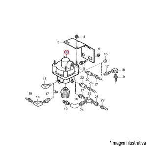 VALVULA RELE FREIO DIANT/TRAS. CAMINHÃO/ÔNIBUS VOLVO
