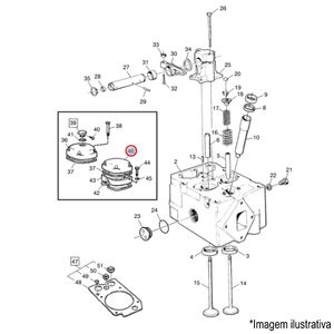 TAMPA VALVULAS CABEÇOTE MOTOR CAMINHÃO/ÔNIBUS VOLVO