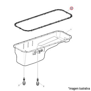 JUNTA CARTER OLEO MOTOR CAMINHÃO/ÔNIBUS VOLVO