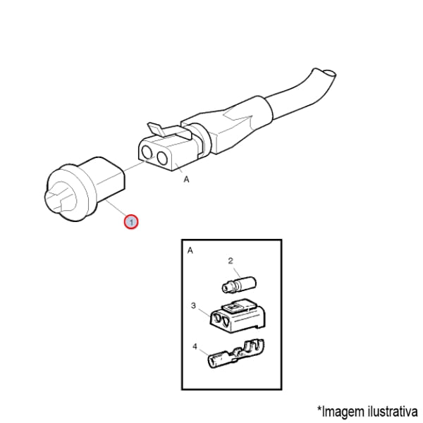 SENSOR TEMPERATURA EXTERNA CAMINHÃO/ÔNIBUS VOLVO - Dex Peças