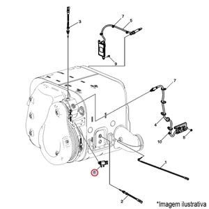 SENSOR PRESSÃO DPF SILENCIOSO ESCAPAMENTO ÔNIBUS VOLVO