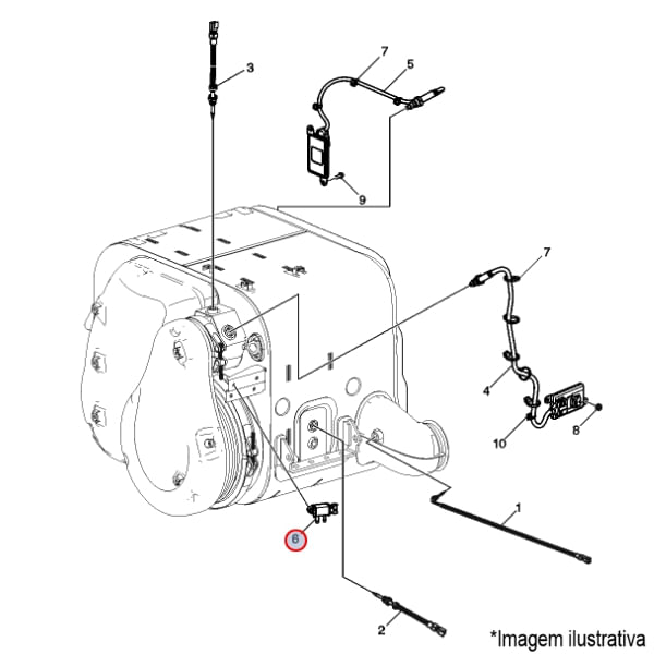 22490368-sensor-pressao-dpf-silencioso-escapamento-onibus-volvo