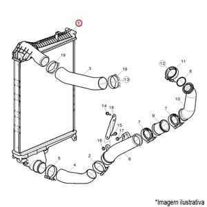 INTERCOOLER CAMINHÃO/ÔNIBUS VOLVO