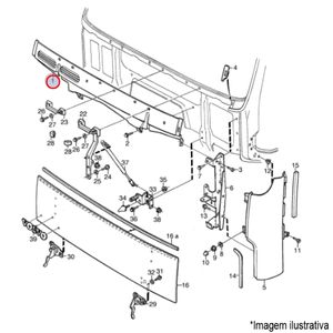 ACABAMENTO INFERIOR PARABRISA CAMINHÃO VOLVO FH