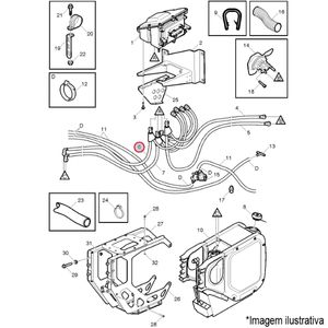 MANGUEIRA ARLA ÔNIBUS VOLVO