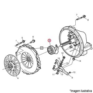 ROLAMENTO MANCAL EMBREAGEM CAMINHÃO VOLVO FM