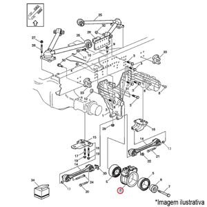 MANCAL CENTRAL SUSPENSÃO TRUCK CAMINHÃO VOLVO