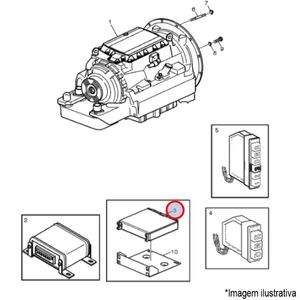 MODULO CAIXA CÂMBIO AUTOMATICA VOITH ÔNIBUS VOLVO