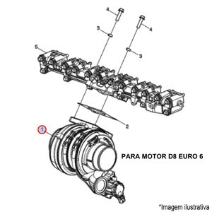 TURBOCOMPRESSOR CAMINHÃO VOLVO VM