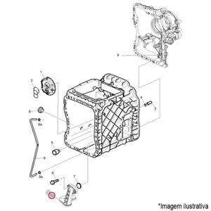 TUBO BOMBA ÓLEO CAIXA CÂMBIO CAMINHÃO/ÔNIBUS VOLVO