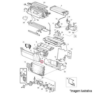 EVAPORADOR AR CONDICIONADO CAMINHÃO VOLVO