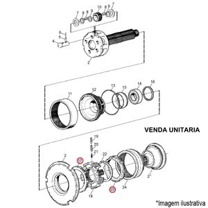 ANEL SINCRONIZADOR CAIXA CÂMBIO CAMINHÃO VOLVO