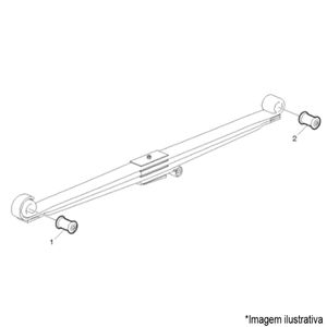 FEIXE MOLA SUSPENSÃO DIANT. CAMINHÃO/ÔNIBUS VOLVO