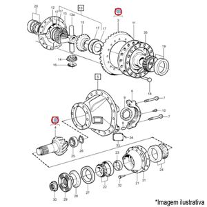COROA/PINHÃO 5.29 DIFERENCIAL CAMINHÃO/ÔNIBUS VOLVO