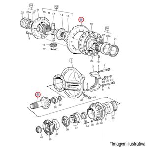 COROA/PINHÃO 3.67 DIFERENCIAL CAMINHÃO VOLVO