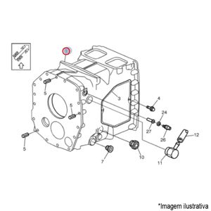 CARCAÇA CAIXA CÂMBIO CAMINHÃO VOLVO