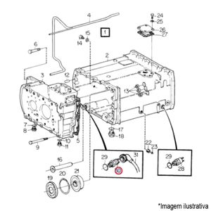 SENSOR ACIONAMENTO LANTERNA MARCHA RÉ CAMINHÃO VOLVO