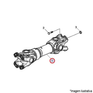 CARDAN 680MM CAMINHÃO VOLVO