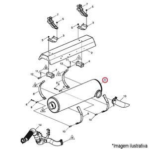 SILENCIOSO ESCAPAMENTO VOLVO PENTA