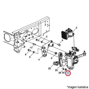 CAIXA DIREÇÃO CAMINHÃO VOLVO