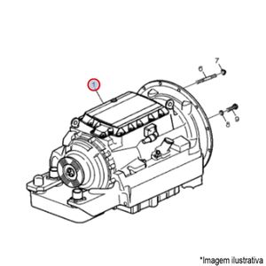 CAIXA CÂMBIO AUTOMÁTICA VOITH D864-5 COMPLETA ÔNIBUS VOLVO