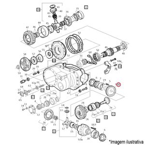 CARCAÇA LD DIFERENCIAL CAMINHÃO VOLVO