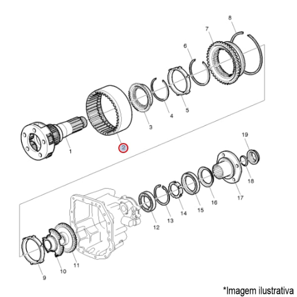 1069957-ENGRENAGEM-ANELAR-CAIXA-C�MBIO-CAMINH�O-�NIBUS-VOLVO