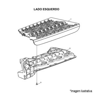 ESTRIBO INFERIOR ESQUERDO CAMINHÃO VOLVO FM / FM NEW