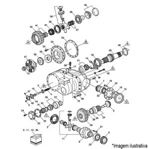 DIFERENCIAL 3.61 COMPLETO CAMINHÃO VOLVO