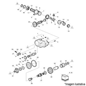 DIFERENCIAL 5.41 COMPLETO CAMINHÃO VOLVO