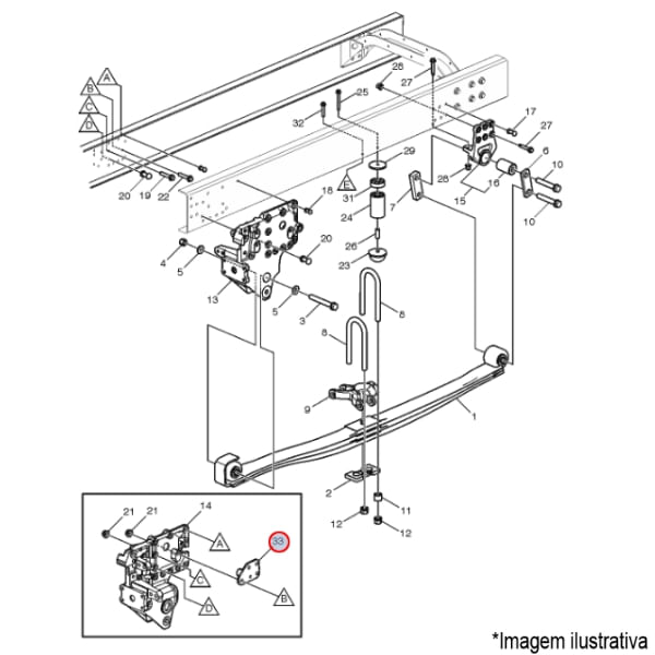 23262551-tampa-suporte-mola-suspensao-diant--ld-caminhao-volvo-vm